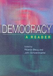 Cover of: Democracy by 