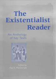 Cover of: The Existentialist Reader by Paul Macdonald, Paul Macdonald