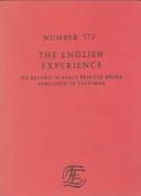 Cover of: English Puritanisme