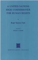 Cover of: A United Nations high commissioner for human rights.