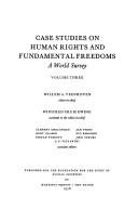 Cover of: Case Studies on Human Rights And Fundamental Freedoms by W. A. Veenhoven