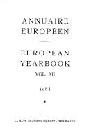 Cover of: European Yearbook / Annuaire Europeen 1964 (European Yearbook)