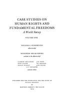Cover of: Case Stud Human Rights & Fundamental Freedoms Vol 1 World Survey (Case Studies on Human Rights & Fundamental Freedoms) by Veenhoven