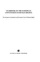 Cover of: Yearbook of the European Convention on Human Rights/annuaire De La Convention Europeenne Des Droits De L'homme 1971 (Yearbook of the European Convention on Human Rights) by 
