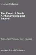 Cover of: The event of death: a phenomenological enquiry