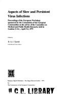 Cover of: Aspects of slow and persistent virus infections: proceedings of the European workshop sponsored by the Commission of the European Communities on the advice of the Committee on Medical and Public Health Research, held in London (U.K.), April 5-6, 1979