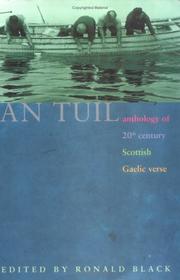 Cover of: An Tuil by Ronald Black