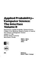 Cover of: Applied Probability by Ralph L. Disney