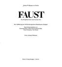 Cover of: Faust: der Tragödie Erster und Zweiter Teil [von] Johann Wolfgang von Goethe
