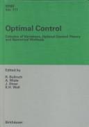 Cover of: Optimal control: calculus of variations, optimal control theory, and numerical methods