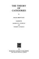 Cover of: The theory of categories by Franz Brentano