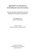 Cover of: Das fliessende Licht der Gottheit: Nach der Einsiedler Handschrift in kritischem Vergleich mit der gesamten Uberlieferung (Munchener Texte und Untersuchungen zur deutschen Literatur des Mittelalters)