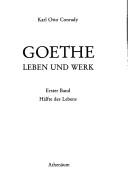 Cover of: Goethe by Karl Otto Conrady
