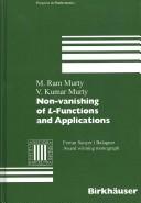 Cover of: Non-vanishing of L-Functions and Applications (Progress in Mathematics) by Ram M. Murty, Kumar V. Murty, V. Kumar Murty