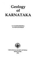 Cover of: Geology of Karnataka by B. P. Radhakrishna