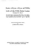 Cover of: Life of the fifth Dalai Lama by Sangye Gyatso