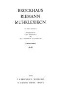 Cover of: Brockhaus-Riemann-Musiklexikon: in 2 Bd.