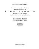 Cover of: Binationale: deutsche Kunst der späten 80er Jahre, amerikanische Kunst der späten 80er Jahre = German art of the late 80s, American art of the late 80s