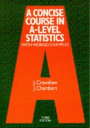 Cover of: A Concise Course in Advanced Level Statistics