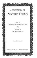 A treasury of mystic terms by Davidson, John