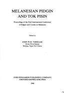 Cover of: Melanesian Pidgin and Tok Pisin: Proceedings (Studies in Language Companion Series)