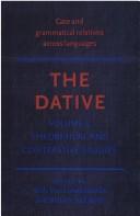 Cover of: The Dative (Case & Grammatical Relations Across Languages)