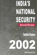 Cover of: India's National Security by Satish Kumar