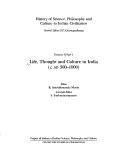 Cover of: Life, thought, and culture in India, c. AD 300-1000