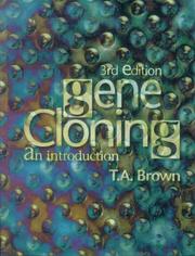 Cover of: Gene Cloning