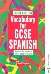 Cover of: Vocabulary for GCSE (Zone 13)