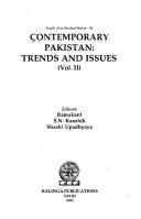 Cover of: Contemporary Pakistan: trends and issues