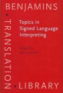 Cover of: Topics in signed language interpreting by Terry Janzen