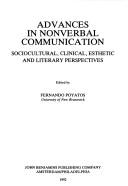 Cover of: Advances in nonverbal communication: sociocultural, clinical, esthetic, and literary perspectives