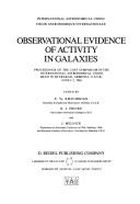Cover of: Observational Evidence of Activity in Galaxies (International Astronomical Union Symposia)