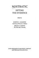 Cover of: Nostratic: shifting the evidence