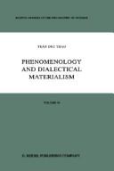 Cover of: Phenomenology and dialectical materialism