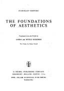 Cover of: The foundations of aesthetics
