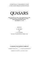 Cover of: Quasars: proceedings of the 119th Symposium of the International Astronomical Union, held in Bangalore, India, December 2-6, 1985