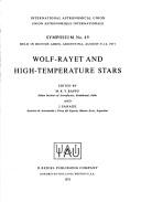 Cover of: Wolf-Rayet and high-temperature stars