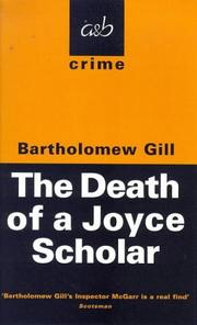 Cover of: The Death of a Joyce Scholar (A&B Crime)