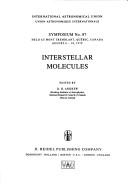 Cover of: Interstellar Molecules (International Astronomical Union Symposia) by J. Andrew