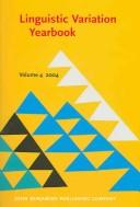 Cover of: Linguistic Variation Yearbook 2004 by Pierre Pica
