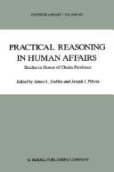 Cover of: Practical reasoning in human affairs: studies in honor of Chaim Perelman