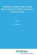 Cover of: Formal semantics and pragmatics for natural languages