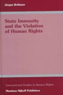 Cover of: State immunity and the violation of human rights