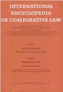Cover of: International Encyclopedia of Comparative Law