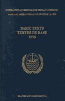 Cover of: Basic texts 1998 = textes de base 1998.