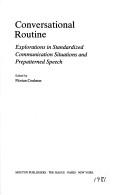Cover of: Conversational Routine by Florian Coulmas, Florian Coulmas