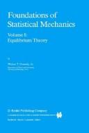 Cover of: Foundations of statistical mechanics