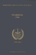 Cover of: Yearbook 1998 (Yearbook International Tribunal for the Law of the Sea)